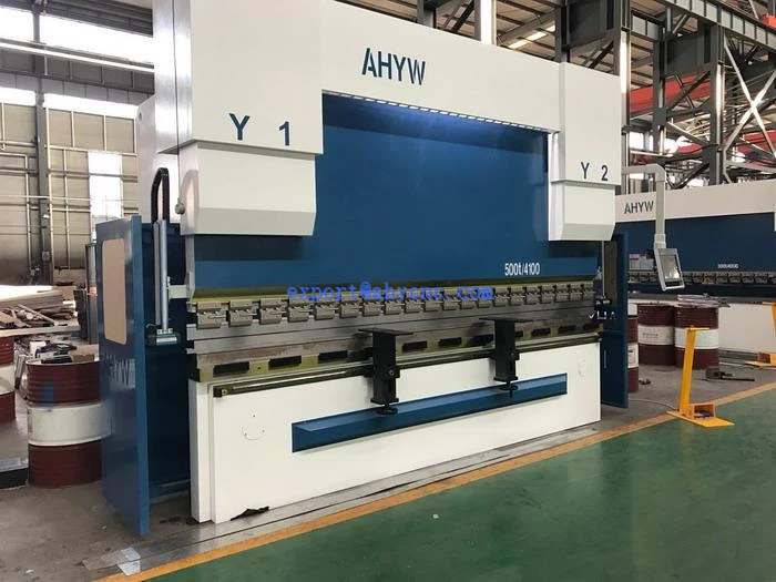 AHYW Yawei 500T4m cnc sheet metal bending machine delem da58t touch screen china suppliers