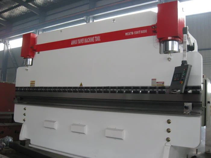 China Yawei 500T6M Plate bending machine 2 axis 6m press brake Manufactures
