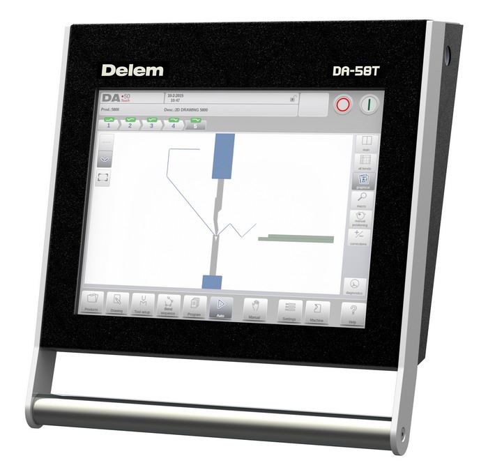 DELEM DA58T 4 Axis 2D Cnc Press Brake Controller