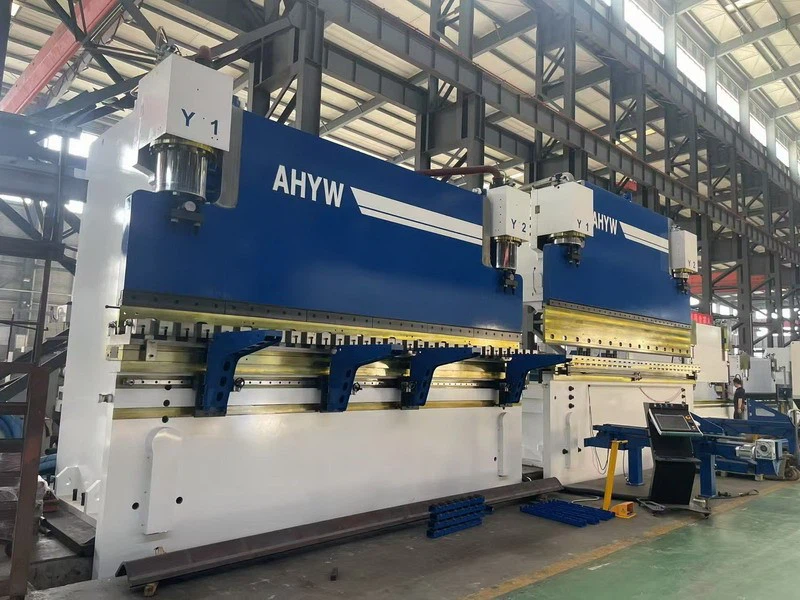 AHYW YAWEI CHINA MADE 1000T6M 8M CNC PRESS BRAKE 4 AXIS FACTORY MANUFACTURE AHYW YAWEI CHINA MADE 1000T6M 8M CNC PRESS BRAKE 4 AXIS FACTORY MANUFACTURE